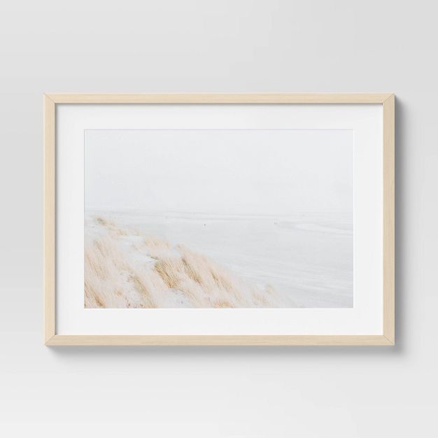 30&#34; x 24&#34; Lonely Shore Framed Wall Art - Threshold&#8482; | Target