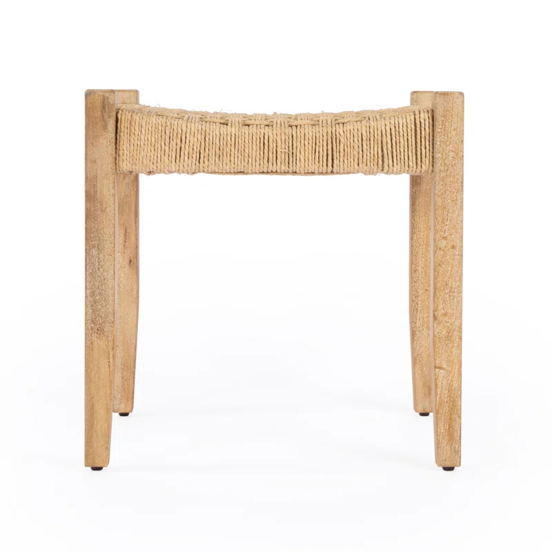 Kerstetter 20'' Tall Solid Wood Accent Stool | Wayfair North America