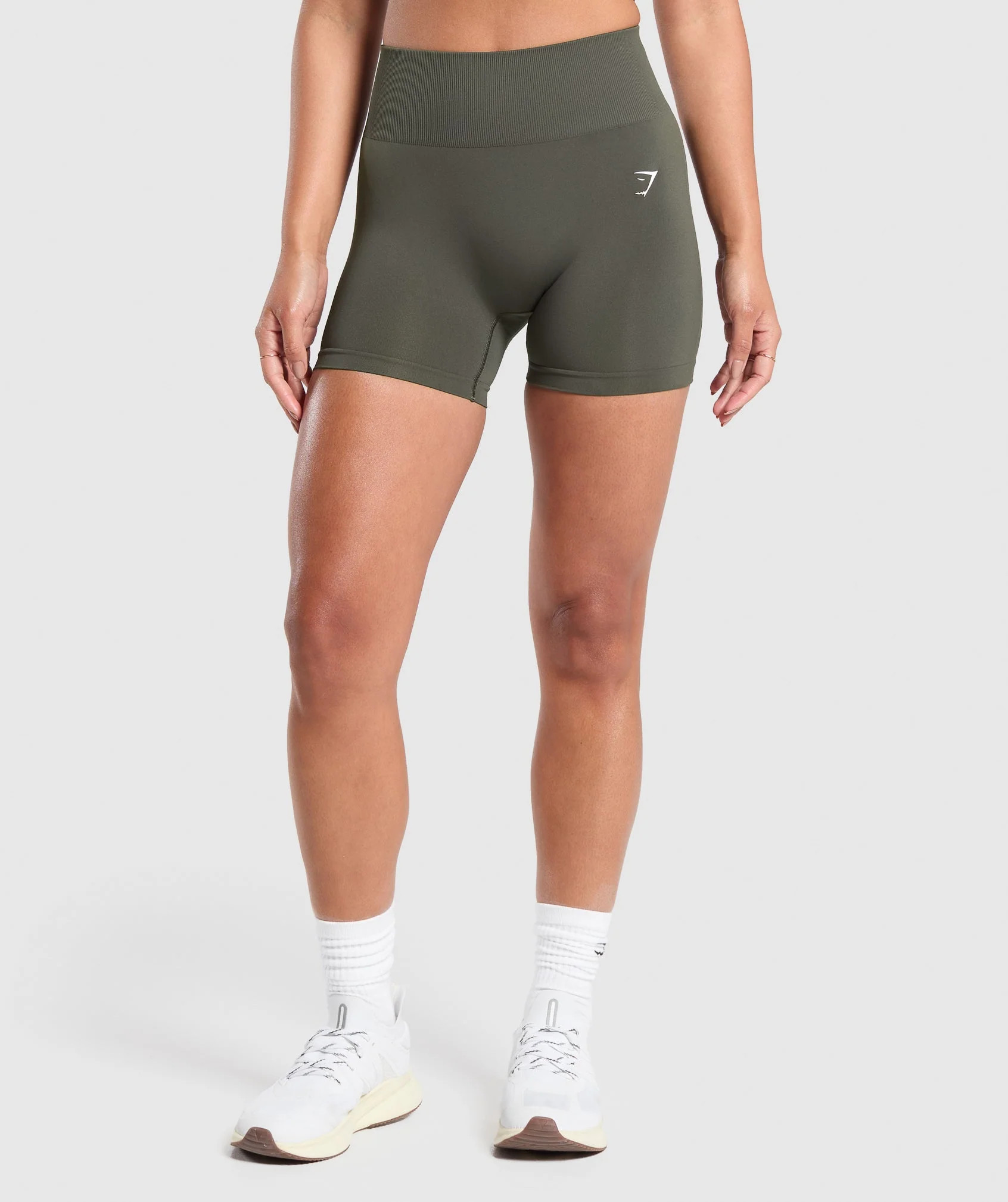 Gymshark Everyday Seamless Shorts - Strength Green | Gymshark US