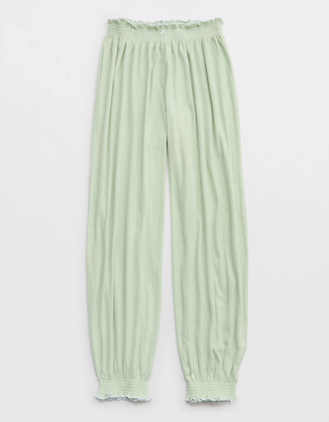 Aerie Pointelle Balloon Pajama Pant | American Eagle Outfitters (US & CA)