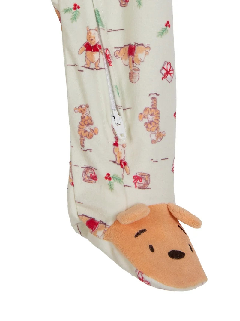 Winnie the Pooh Baby One-Piece Footed Sleep N' Play, Sizes Newborn-9 Months | Walmart (US)