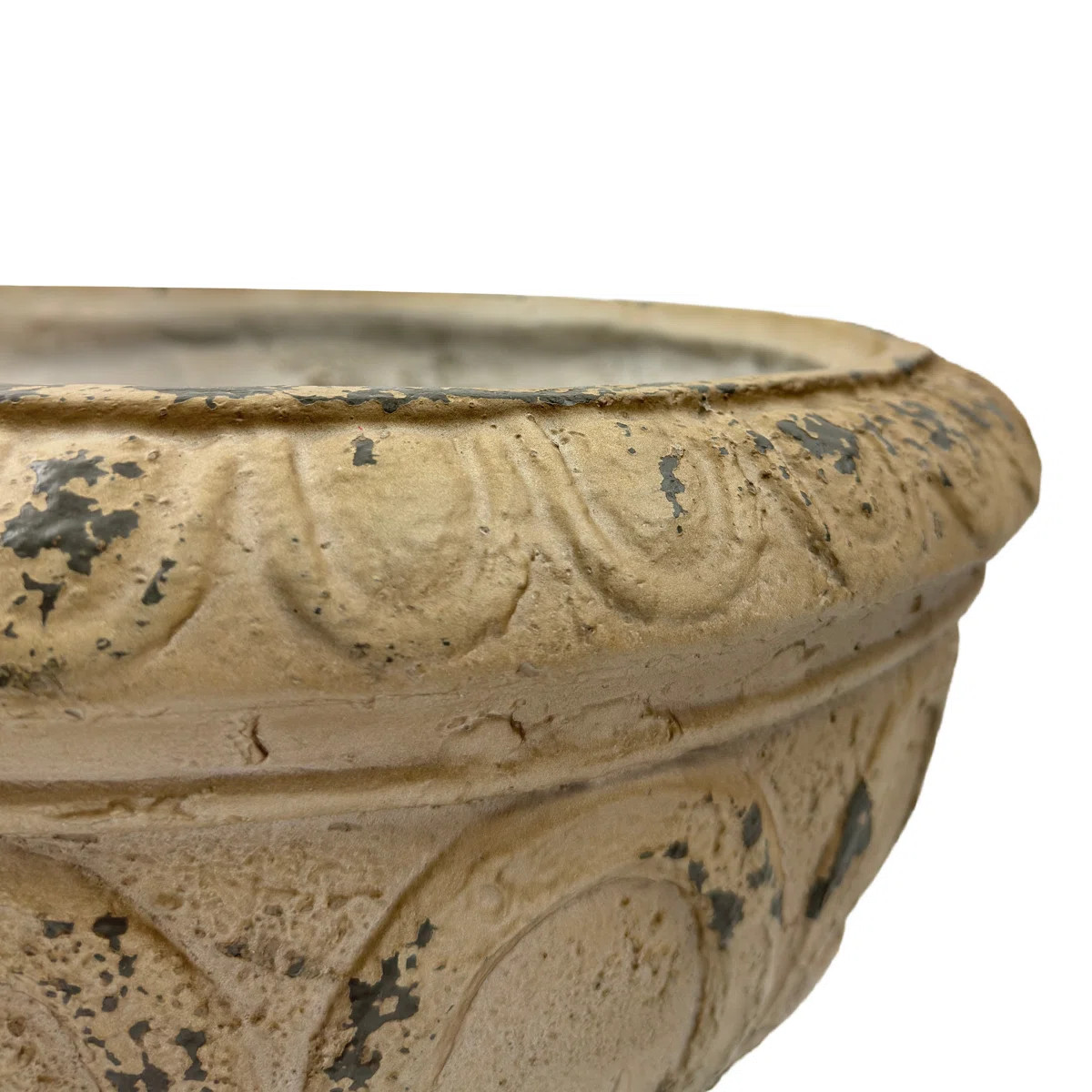 Aurelius Heritage Hand-Painted MGO Modern Neoclassical Pedestal Garden Urn | Wayfair North America