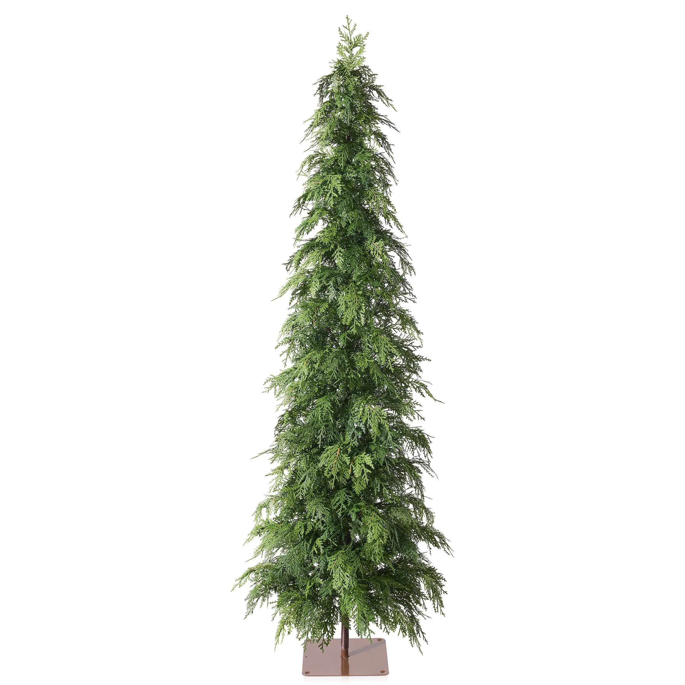 DR.Planzen Artificial Cypress Tree 4FT - Realistic PE Faux Christmas Tree with Stable Iron Base, Artificial Evergreen Tree for Front Porch, Patio, Entryway, Indoor Outdoor Home Decor | Walmart (US)
