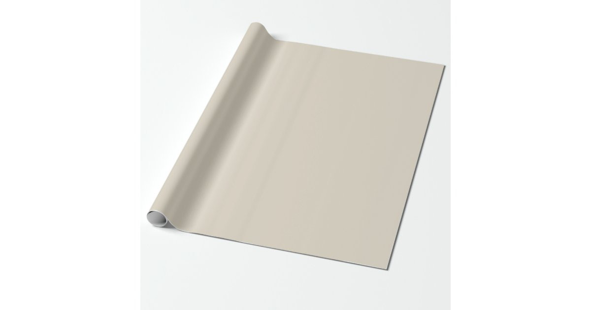 Bone White Matte Wrapping Paper | Zazzle