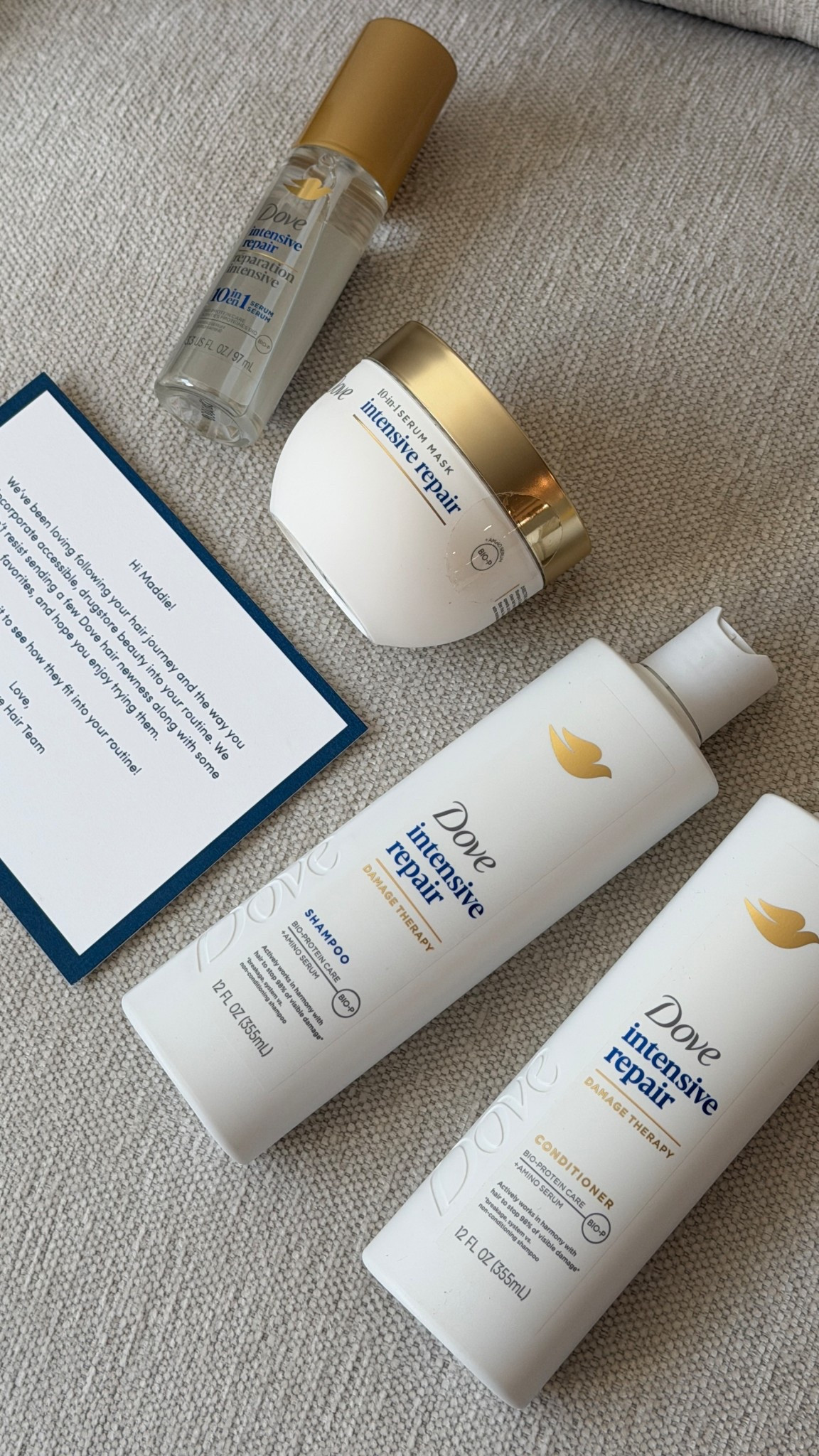 the actual product that saved my damaged hair!! the dove intensive repair line has been my fav these last few months 🤍🤍 

#LTKBeauty #LTKgrwm #LTKselfcare