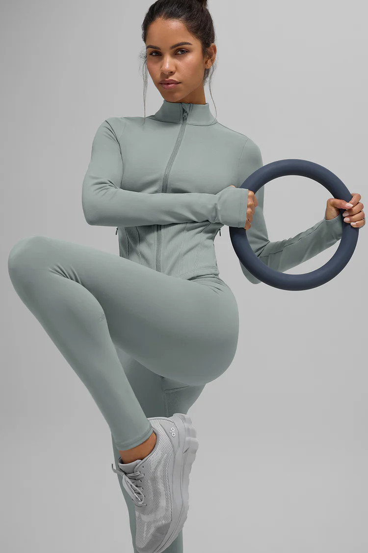 Airbrush Corset Full Zip Jacket | Alo Yoga (US)