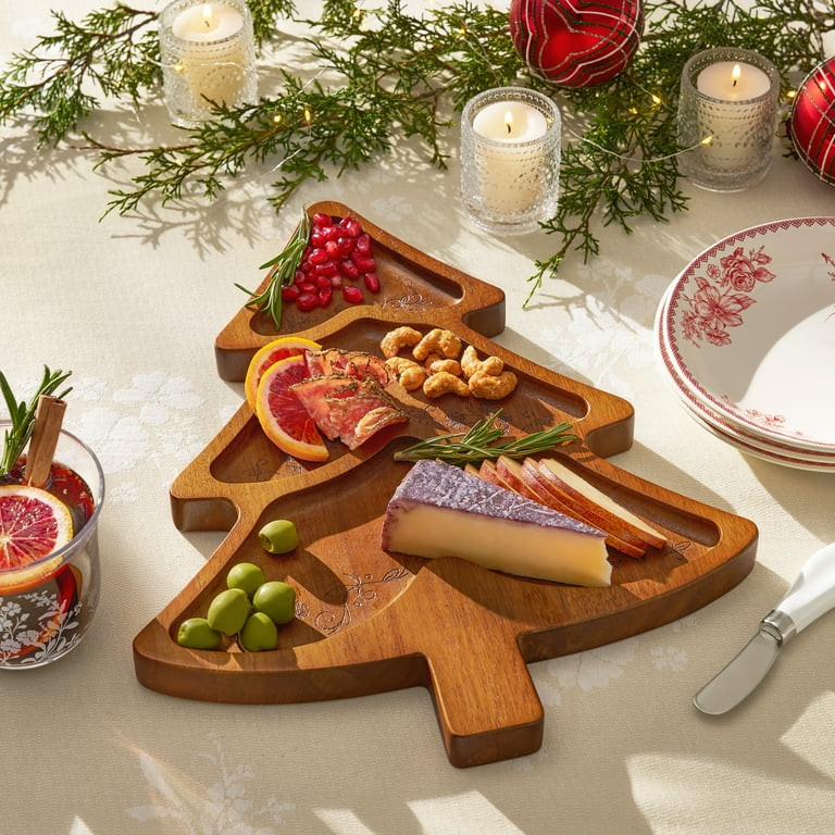 The Pioneer Woman Acacia Wood Christmas Tree Serving Board - Walmart.com | Walmart (US)