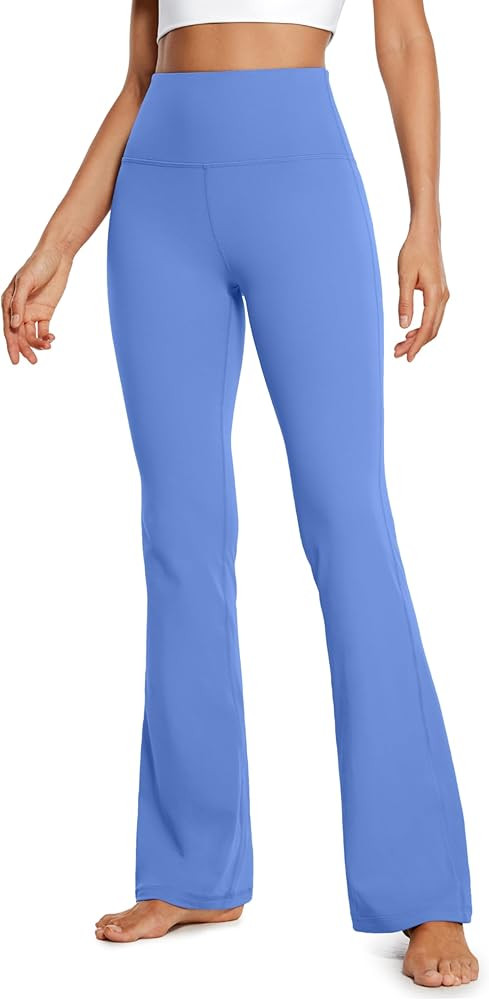 CRZ YOGA Womens Butterluxe High Waist Flare Pants 32 Inches - Wide Leg Bootcut Yoga Pants with Po... | Amazon (US)