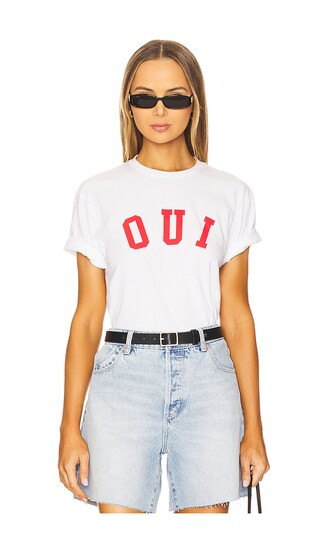 Oui Tee in White | Revolve Clothing (Global)