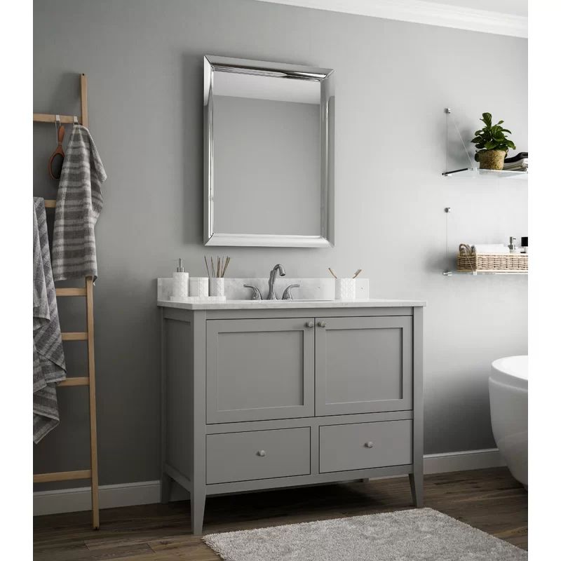 Galveston 42" Single Bathroom Vanity Base Only | Wayfair North America