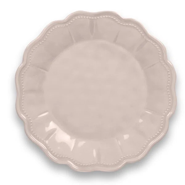 Kaius Heavy Mold Saville Scallop Luster 8.9" Melamine Salad Plate (Set of 6) | Wayfair North America