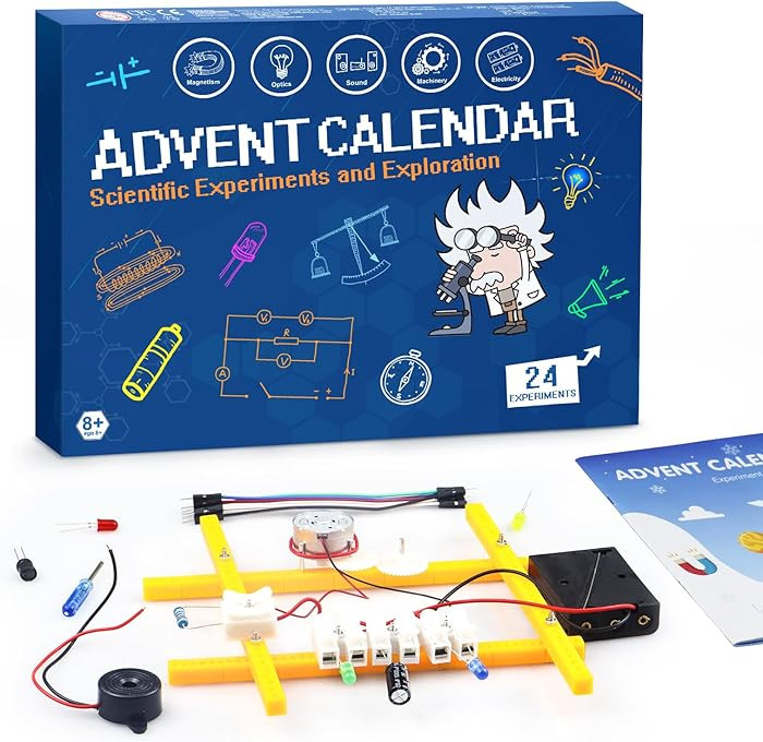 Advent Calendar 2025 for Kids, 24 Days Christmas Science Experiment Countdown Calendar for Boys a... | Amazon (US)