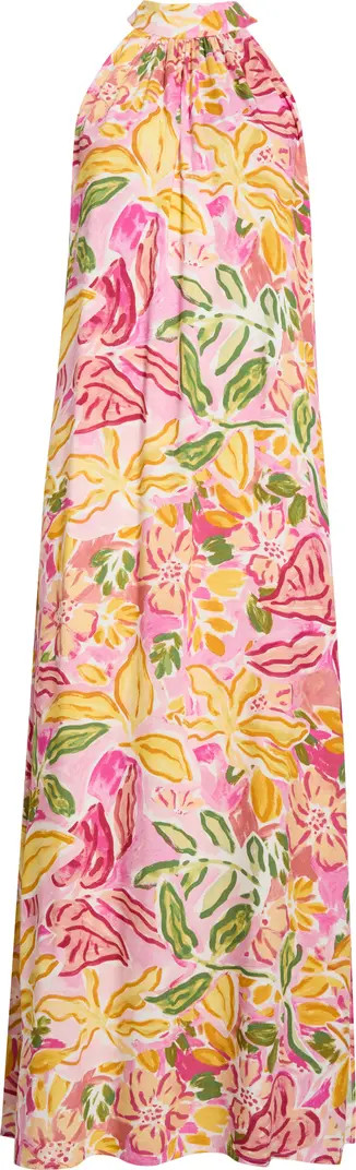 Floral Challis Maxi Dress | Nordstrom