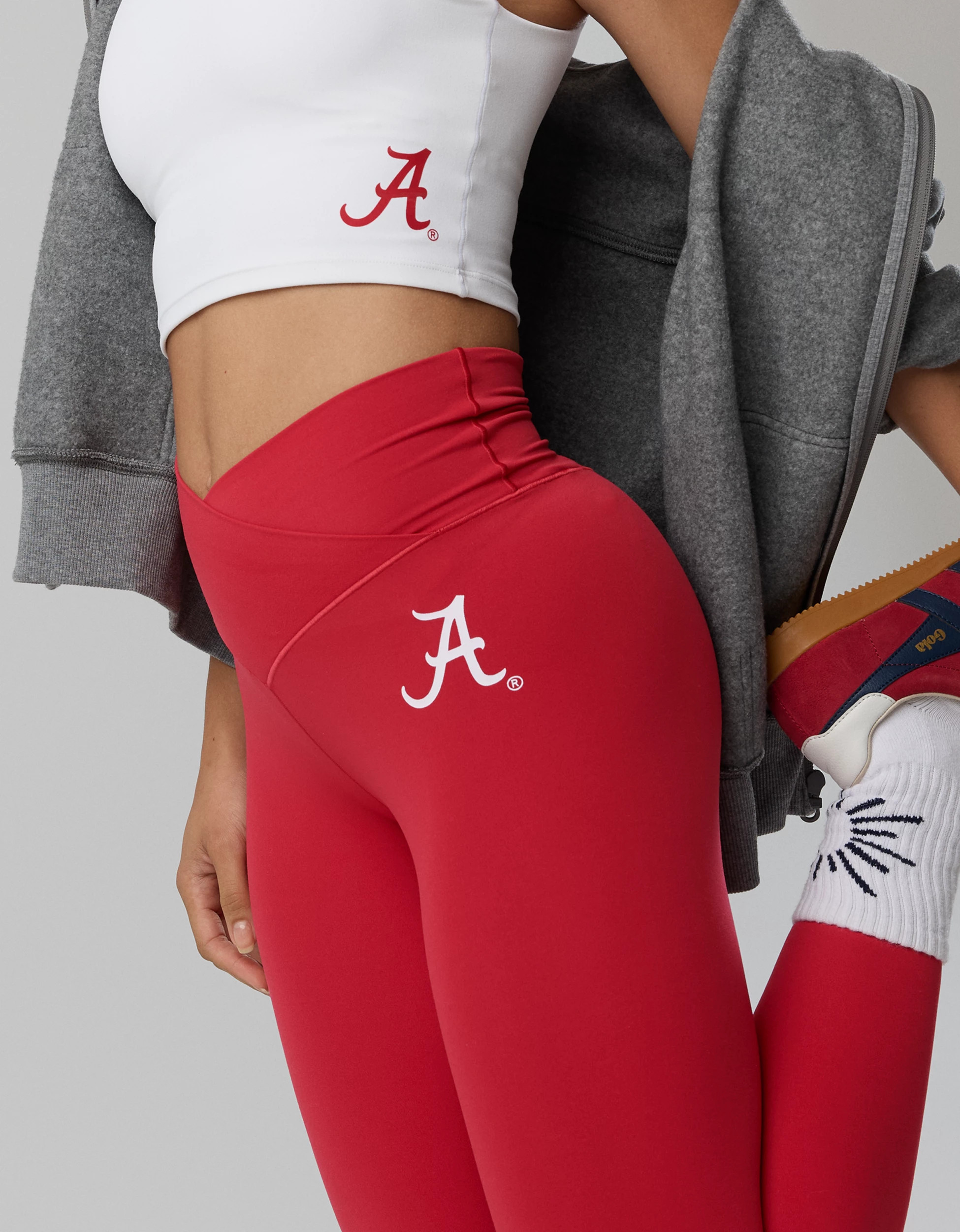 Alabama Crimson Tide OFFLINE By Aerie Crossover Legging | Aerie