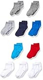 Hanes Boys' Toddler Ankle Sock 10-Pack, Assorted, 6/ 4T-5T | Amazon (US)