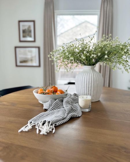 Loving this Spring centerpiece! 

Spring flowers/studio McGee / kitchen table / kitchen table styling /spring candles

#LTKunder50 #LTKhome #LTKSeasonal