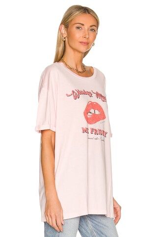 The Laundry Room Frisky Oversized Tee in Blush Pink from Revolve.com | Revolve Clothing (Global)