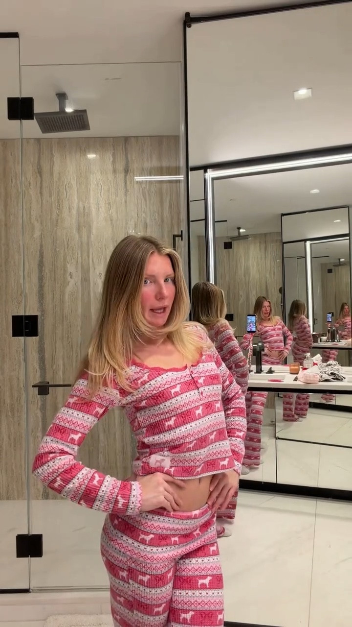 Night routine after having my mom and sister over for dinner ❄️