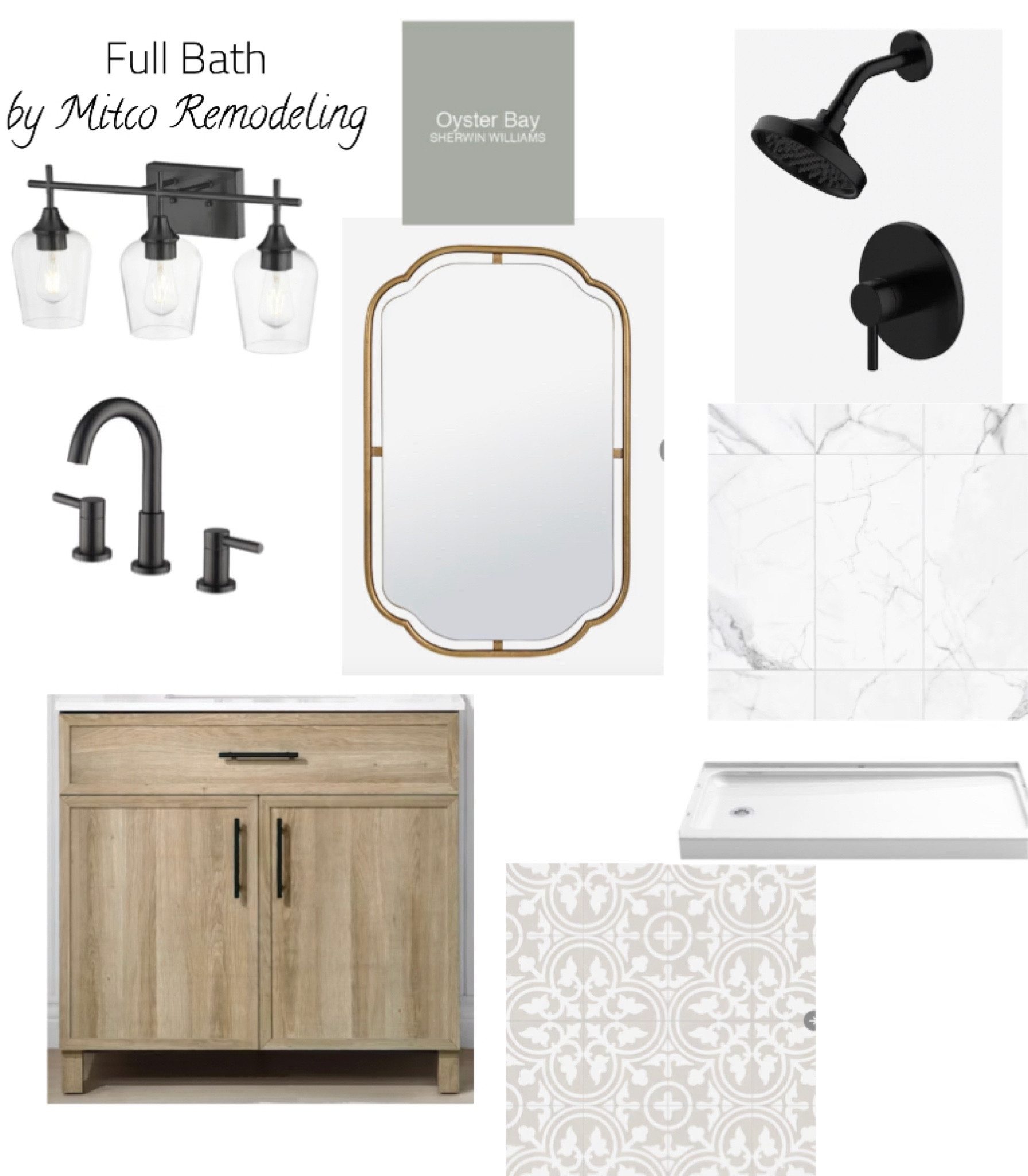 Bathroom remodel // full bath // bathroom ideas // tile // brown vanity 

#LTKFind #LTKhome