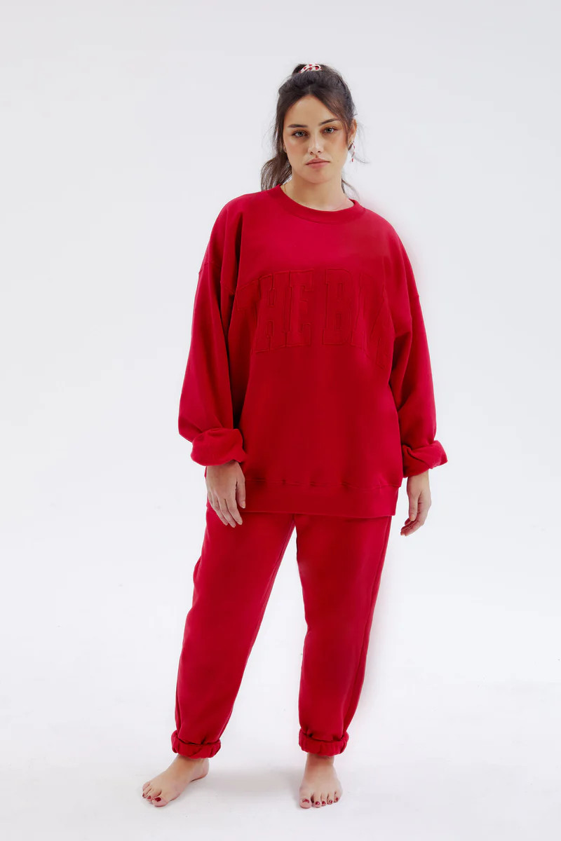 HERITAGE SWEATPANTS RUBY | The Bar