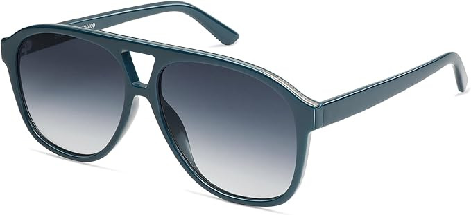 SOJOS Retro Large Aviator Sunglasses for Women Men Classic UV400 Oversized Aviators SJ2315 | Amazon (US)