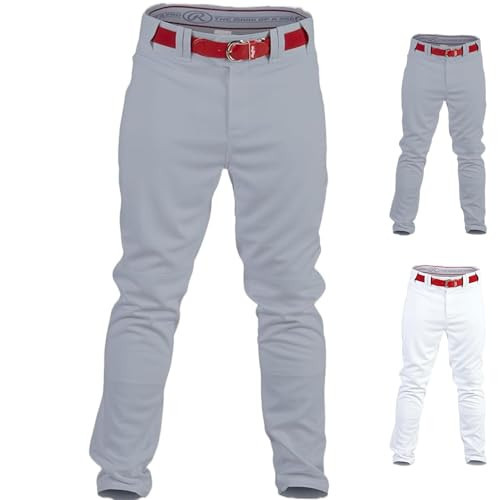Rawlings boys PRO 150 Series Baseball Pants | Full Length Semi-Relaxed Fit | Youth Sizes | Solid | Multiple Colors Grey, Small | Amazon (US)