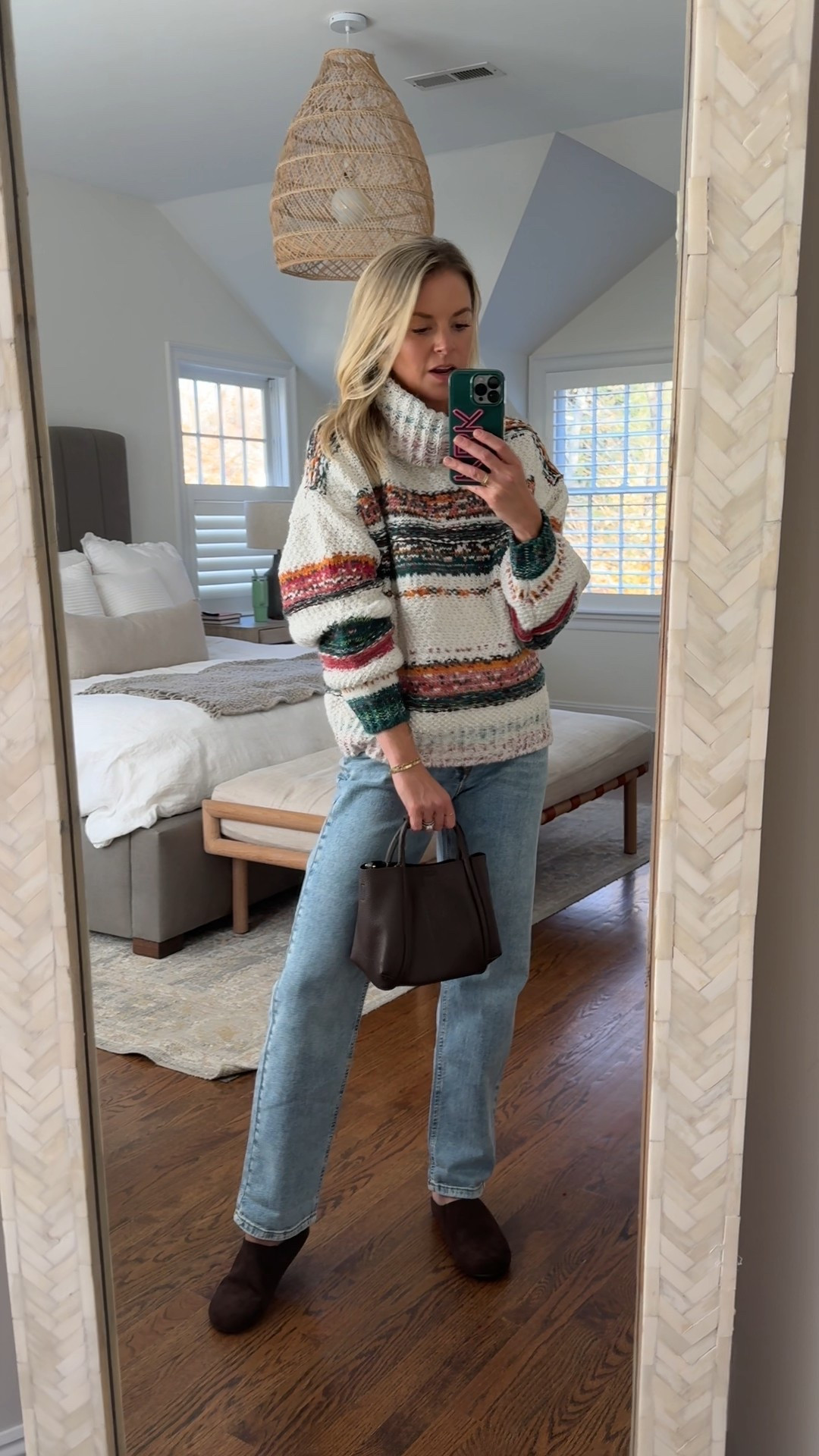 30% off Anthropologie with code KENDALL30 ends 11/23! Shop early access now before things sell out 
-medium sweater, sized up 1 for oversized fit 
-26R jeans, tts 

#LTKSaleAlert #LTKGiftGuide #LTKCyberWeek