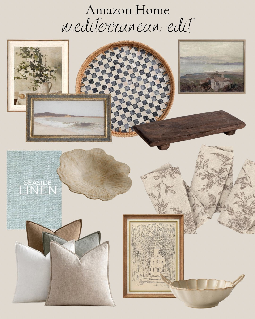 Amazon Home Finds - Coastal Mediterranean Edit 🐚

#LTKHome #LTKTravel #LTKSeasonal