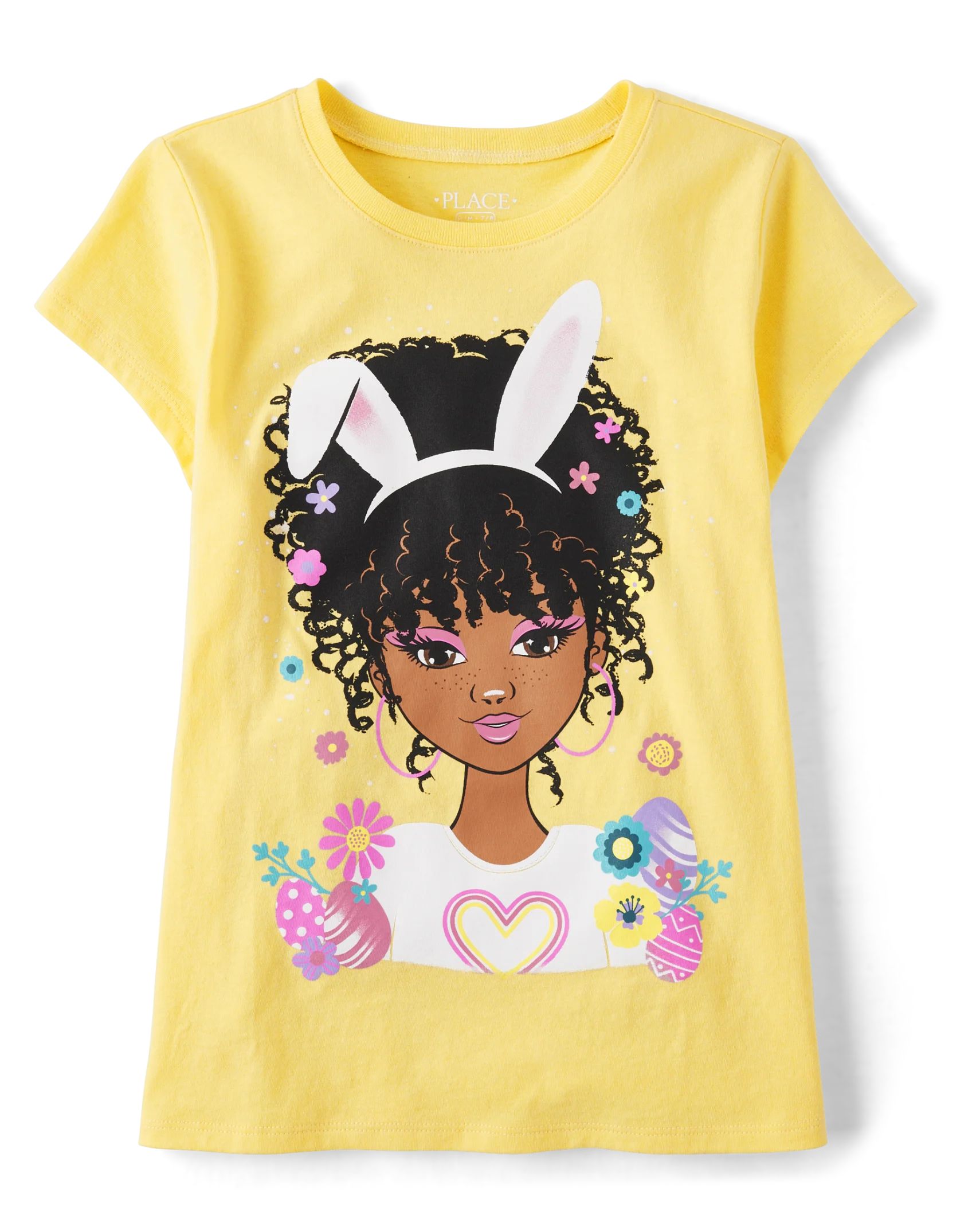 Girls Easter Girl Graphic Tee - sun valley | The Children's Place