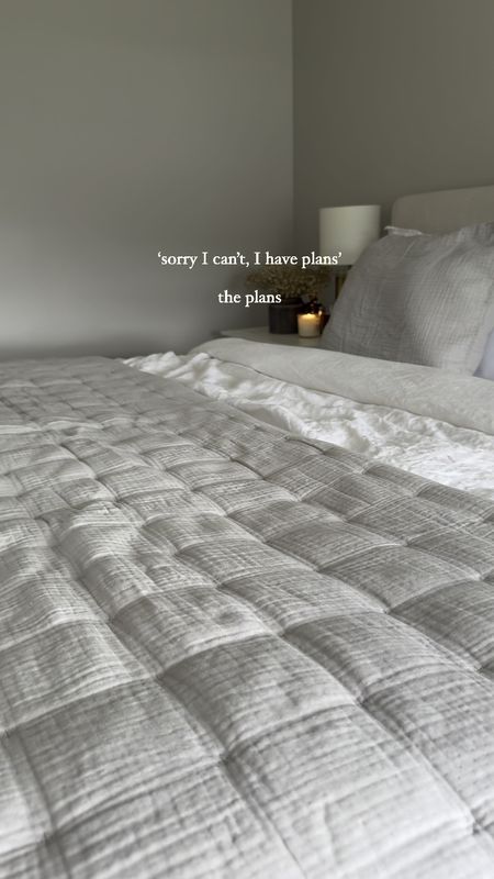 While I love a thoughtful invitation to get out and be social… sometimes the best plans are made at home. 🫶

stone washed linens and luxe layered quilts: @the_citizenry



#homebodybliss #cozyhome #citizenmade #bedroomlinens #dreamybedding #luxurybedding #sleepinginstyle #homereset2023 #homebodylife 

Home decor, explore page, simple home decor, organic modern home, house and home, bedding, homebody 

#LTKHome