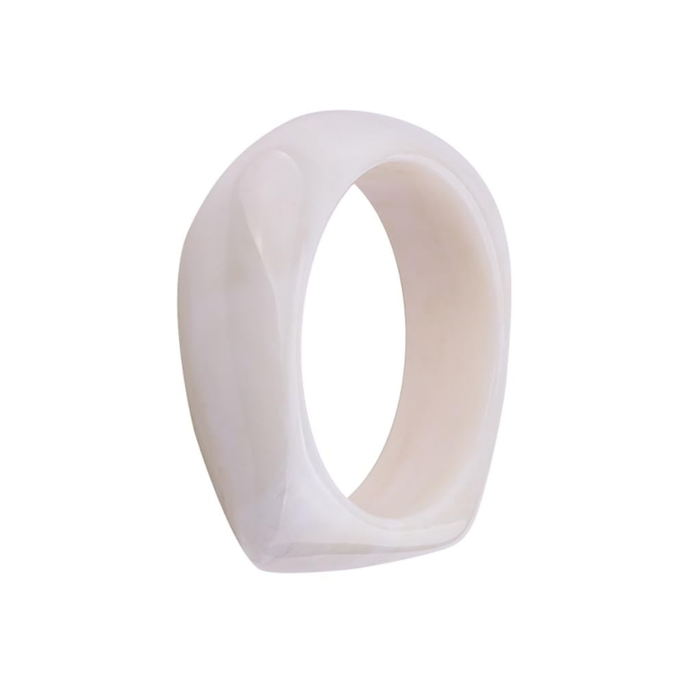 Pingyongchang Bangle Cuff Bracelets Chunky Bracelets for Women Colorful Irregular Resin Acetate W... | Amazon (US)