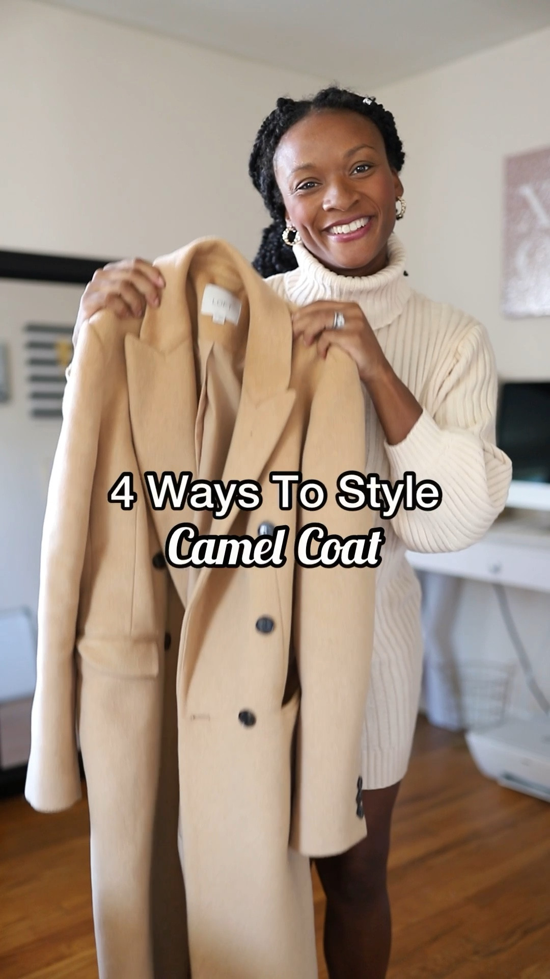 4 ways to style a camel coat.  My coat is 50% off plus an extra 15% off with code YAY

#LTKCyberweek #LTKsalealert #LTKstyletip
