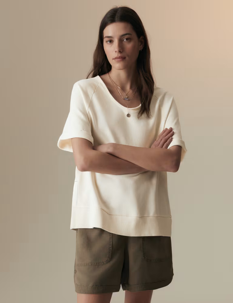 Pure Cotton Sweatshirt | Marks & Spencer (UK)
