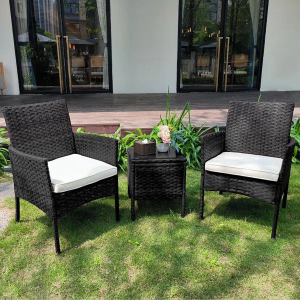 Kaytin 2 - Person Outdoor Seating Group with Cushions | Wayfair North America