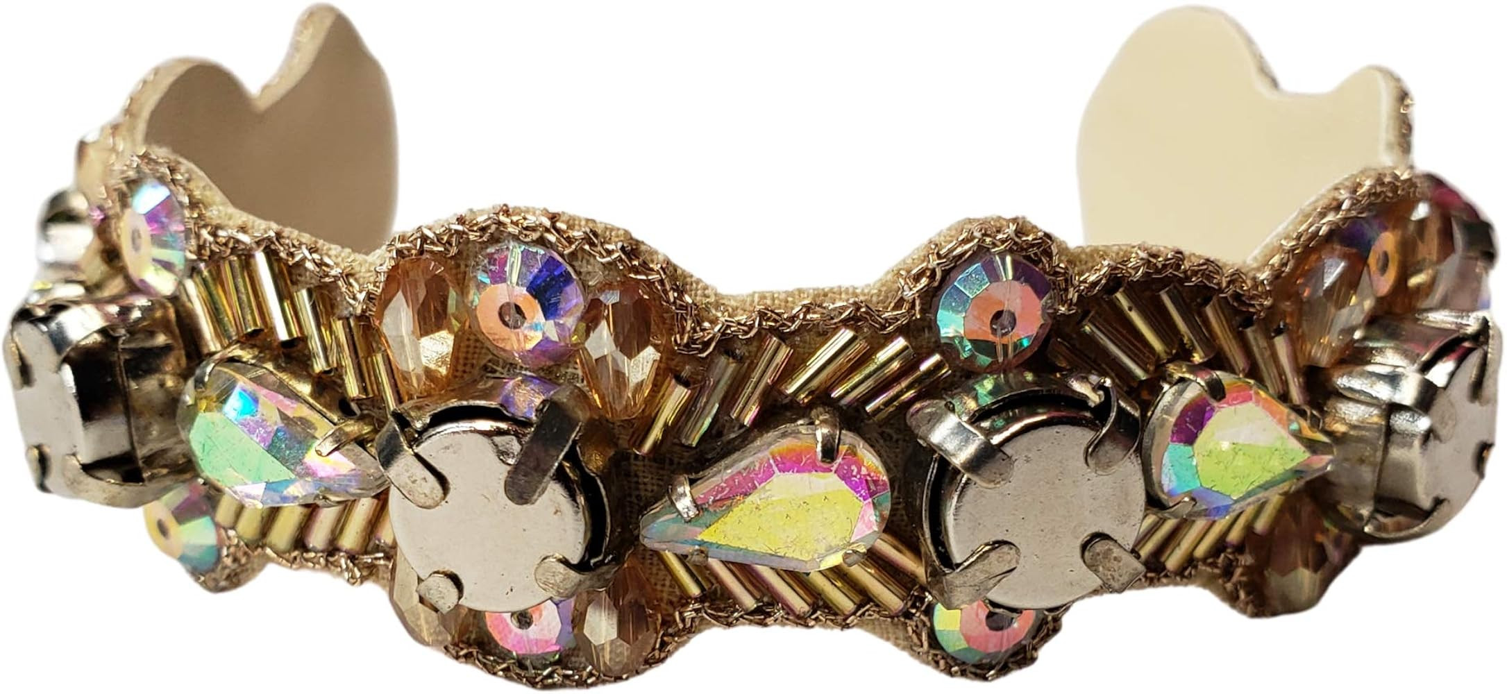 PINK PEWTER Bendable Magnetic Pin and Makeup Holder Bracelet - AB/Rose Gold | Amazon (US)