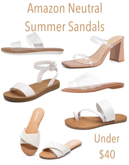 Amazon Neutral Summer Sandals!! Under $40!!

#under40 #shoes #amazon #amazonfinds #sandals #summer #summersandals

#LTKxNSale #LTKshoecrush #LTKsalealert