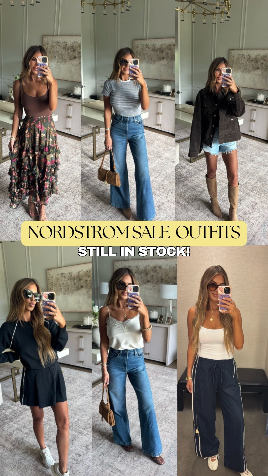 nordstrom outfits still in stock! wearing a small in everything 

 #LTKSaleAlert