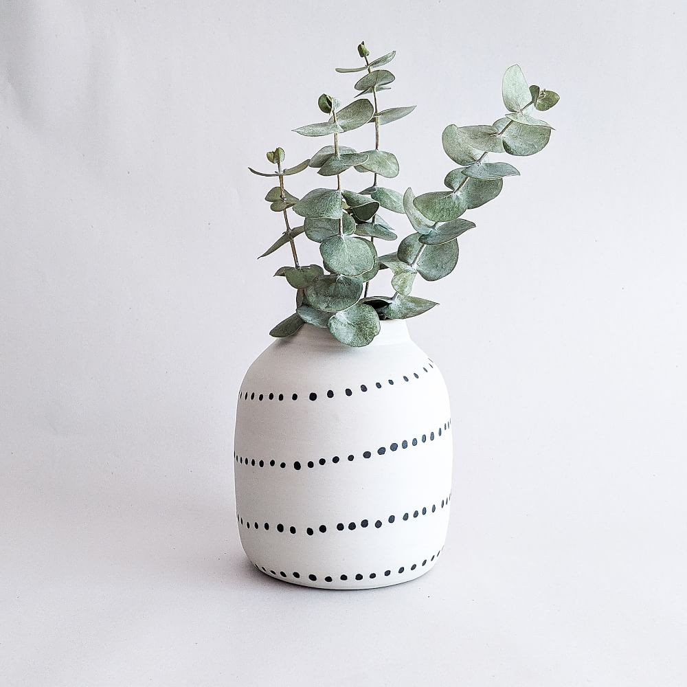 btw Ceramics Dot Bud Vase | West Elm (US)