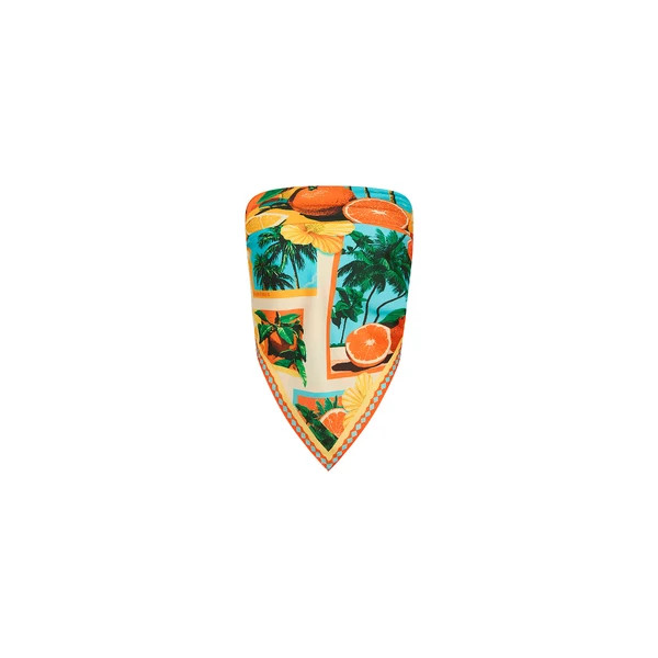 Summer Bandana Scarf Top - Citrus Sea | Kulani Kinis US
