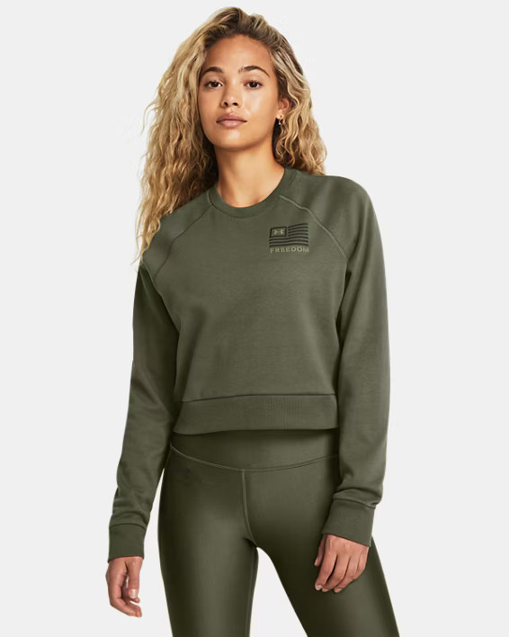 Under Armour Women's UA Rival Freedom Crop Crew | Under Armour (US)