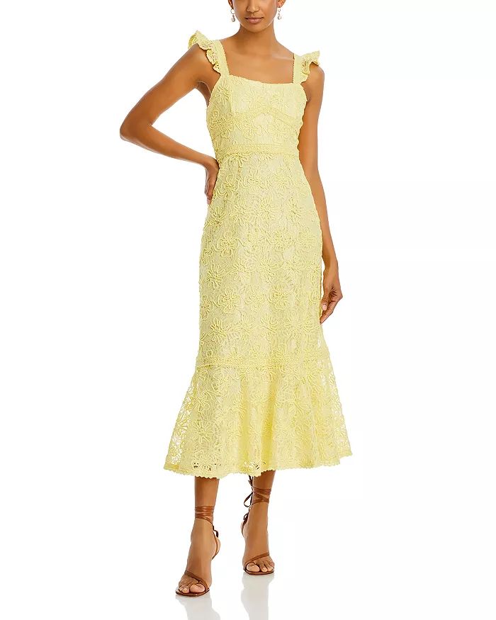 AQUA Lace Midi Dress - 100% Exclusive Women - Bloomingdale's | Bloomingdale's (US)