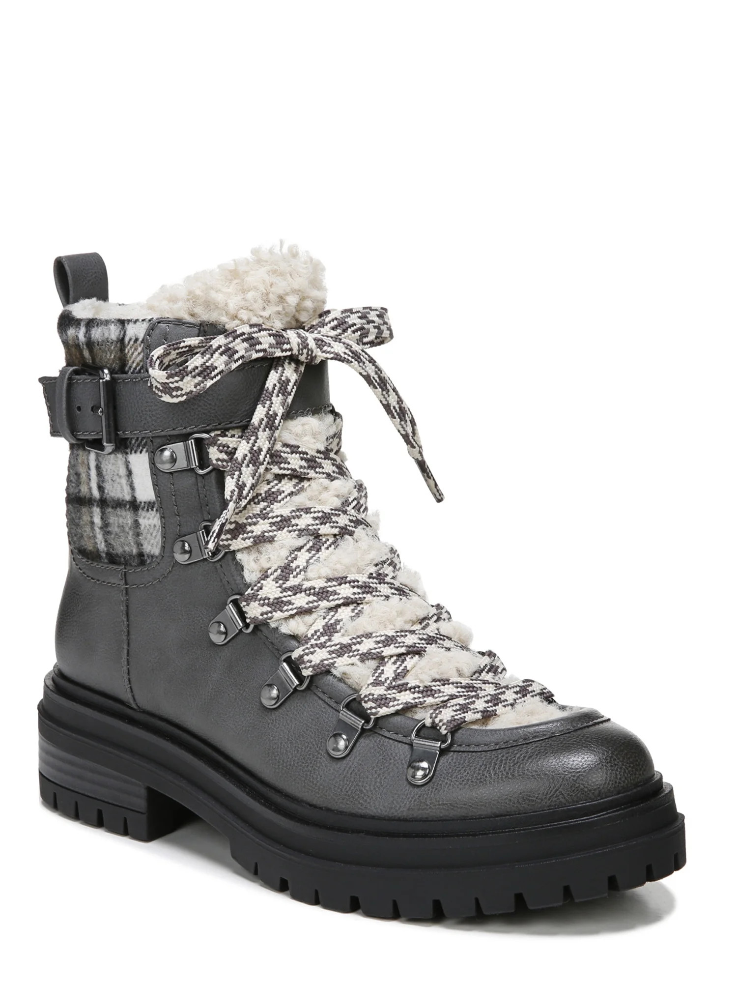 Circus by Sam Edelman Women's Gretchen Shearling Hiker Boot - Walmart.com | Walmart (US)