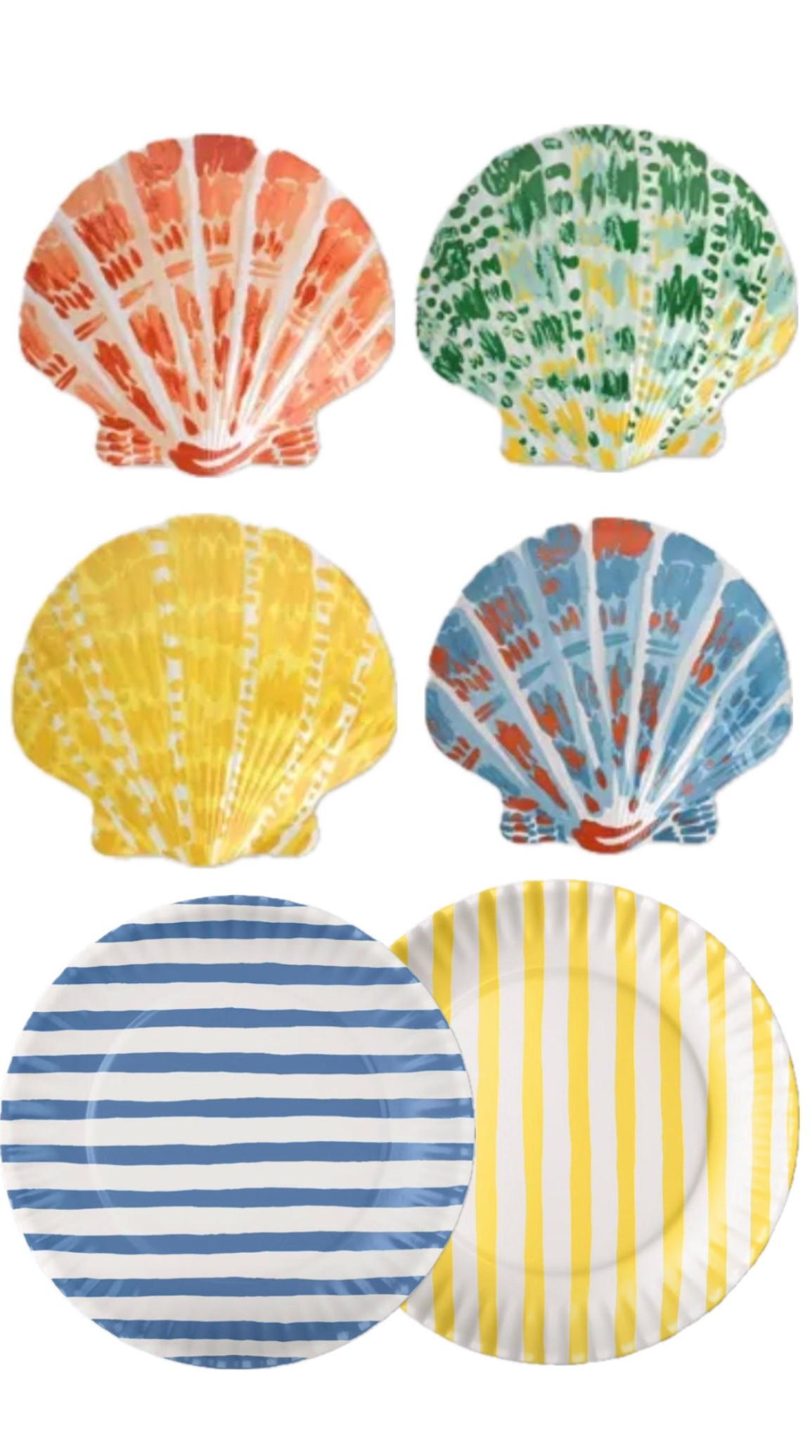 Sale! 30% Off ✨🐚
This cute collection of 4 seashell plates is currently on sale for $7 (stripes are not part of the sale but linked here too bc I love them together)!



#LTKParties #LTKSummerEdit #LTKSeasonal
