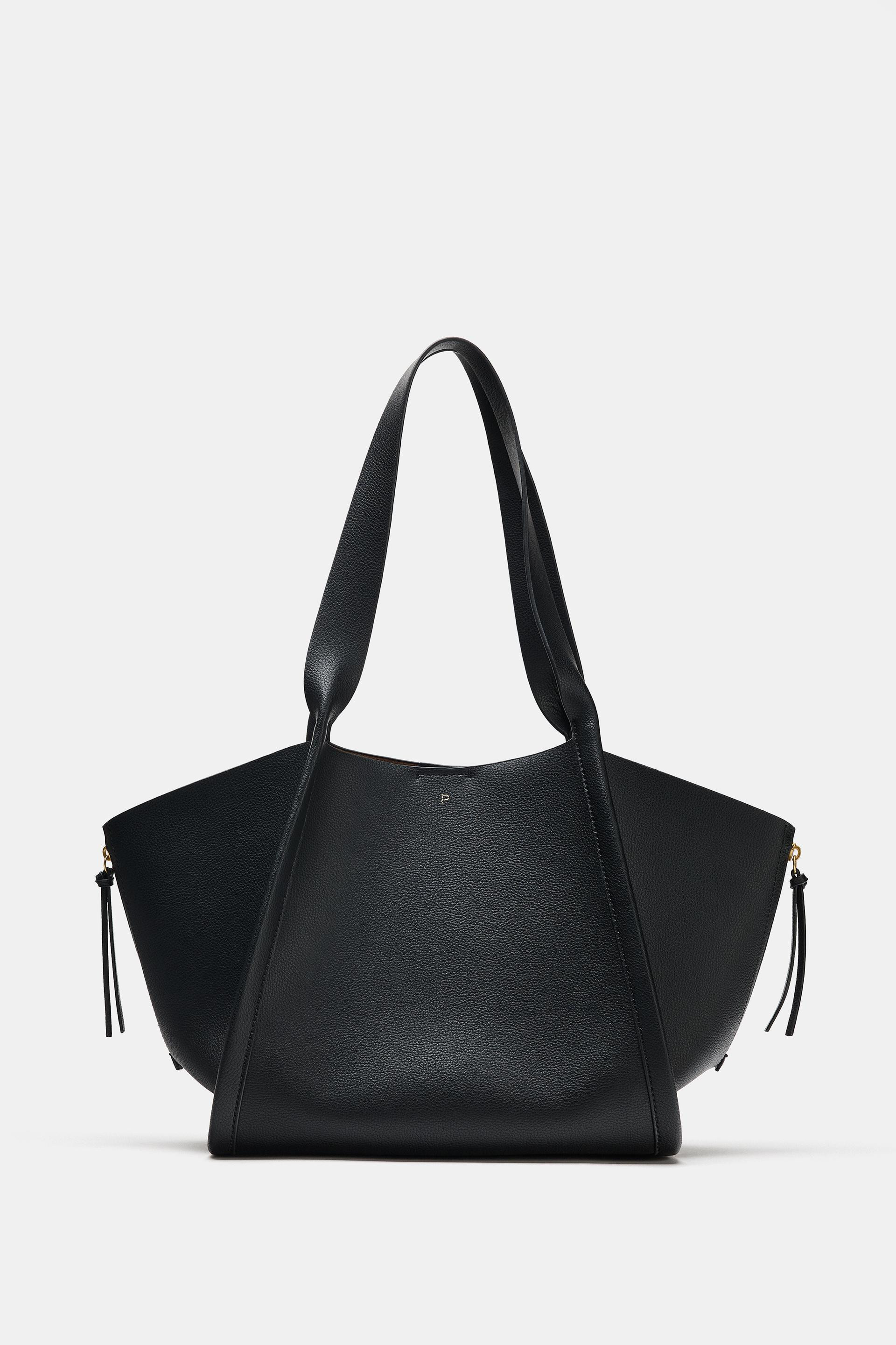 SAC SHOPPER À FERMETURES ZIPPÉES - Noir - UNIQUE | Zara FR