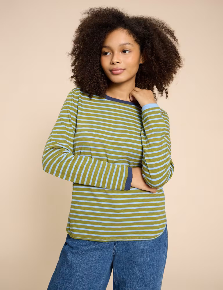 Pure Cotton Striped Top | Marks & Spencer (UK)