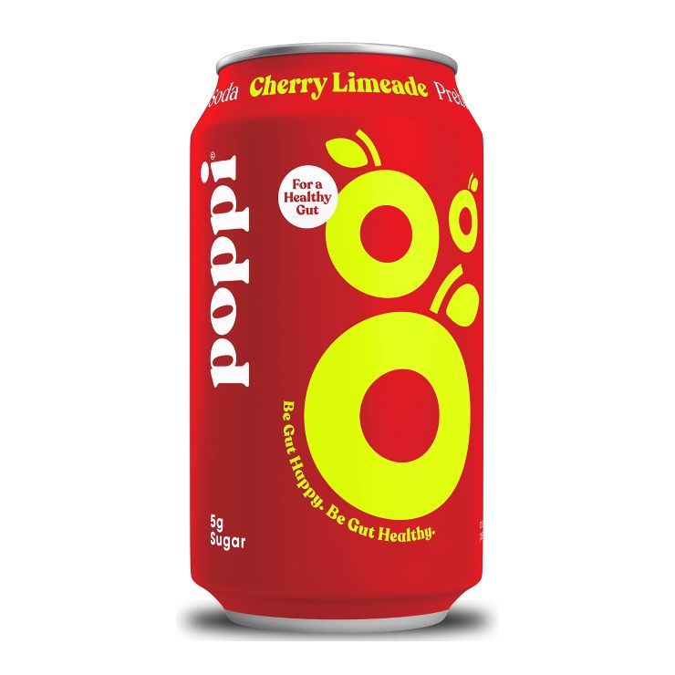 Poppi Cherry Limeade Prebiotic Soda - 12 fl oz Can | Target