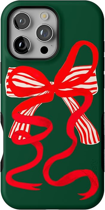 Casely iPhone 16 Pro Max Case | Holiday Bow Coquette | Santa's Favorite | Ultra-Protective Bold C... | Amazon (US)