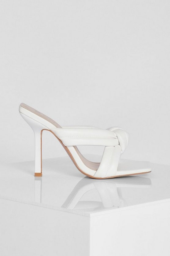 Padded Knot Mule | Boohoo.com (US & CA)