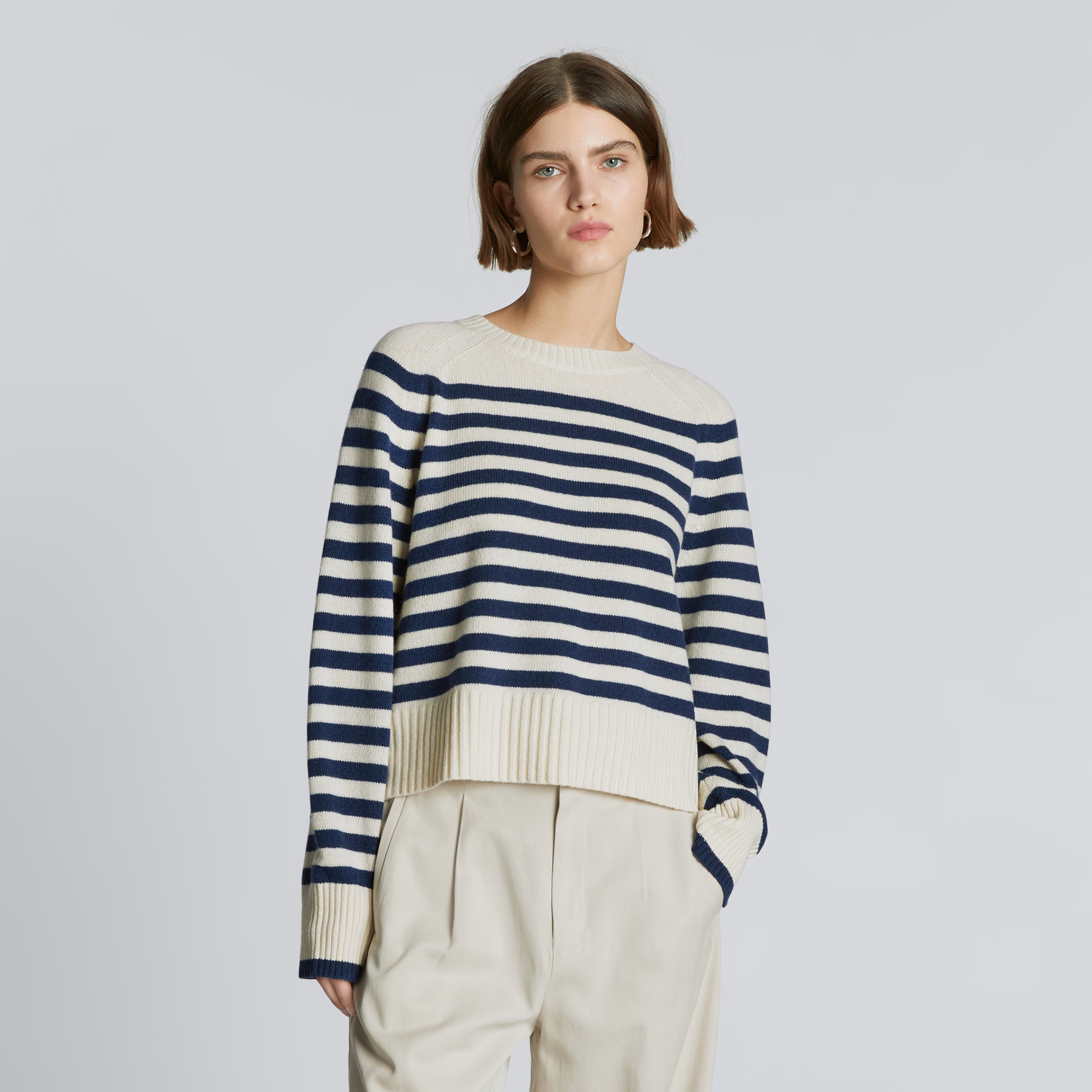 The Cashmere Boxy Crew | Everlane