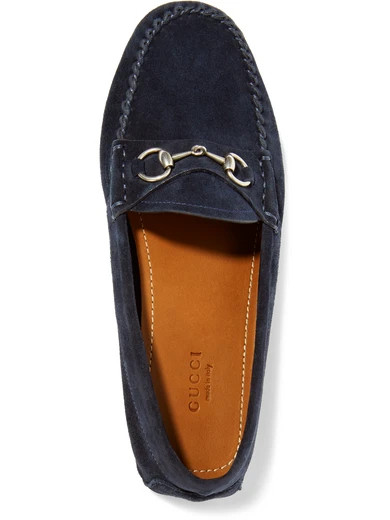 Horsebit-detailed suede loafers | NET-A-PORTER (US)